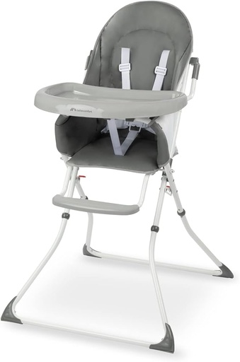 Chaise Haute Kanji  Pliable, De 6 Mois À 3.5 Ans, Gray Mist
