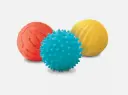 3 petites balles sensorielles