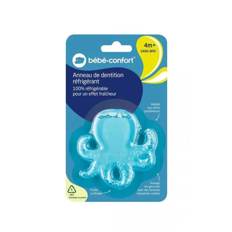 ANNEAU DE DENTITION REFREGANT - +4M - PIEUVRE BLEUE
