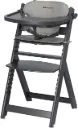 Timba Chaise haute avec coussin (minéral Graphite ) de 6 mois à 10/12 ans 