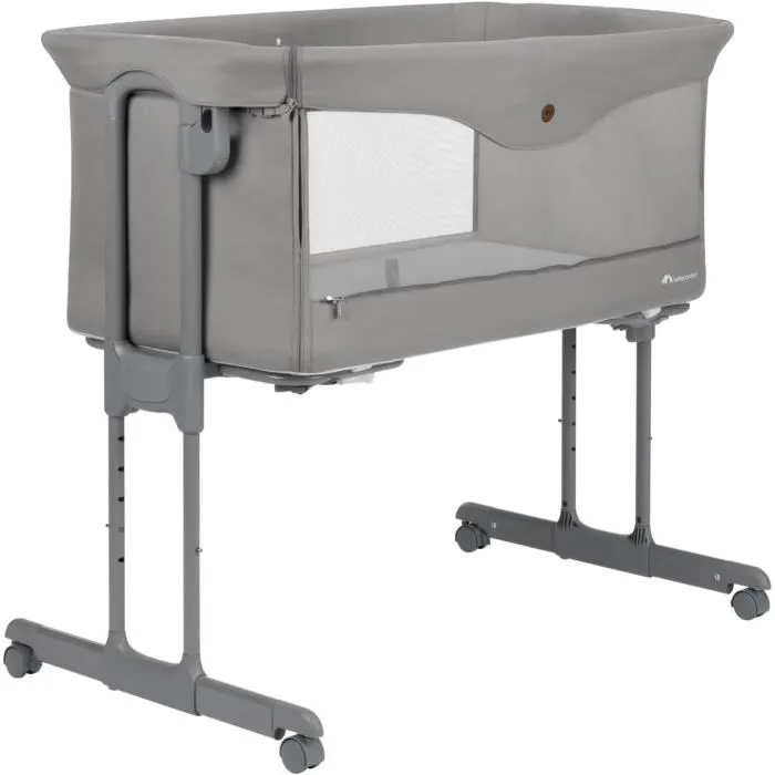 AMARA, Cododo, pliant, 2 en 1, Berceau confortable, 4 roues, pliage rapide,0 à 9kg Tinted gray