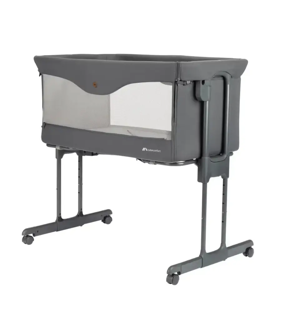 AMARA, Cododo, pliant, 2 en 1, Berceau confortable, 4 roues, pliage rapide,0 à 9kg Tinted graphite