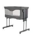 AMARA, Cododo, pliant, 2 en 1, Berceau confortable, 4 roues, pliage rapide,0 à 9kg Tinted graphite
