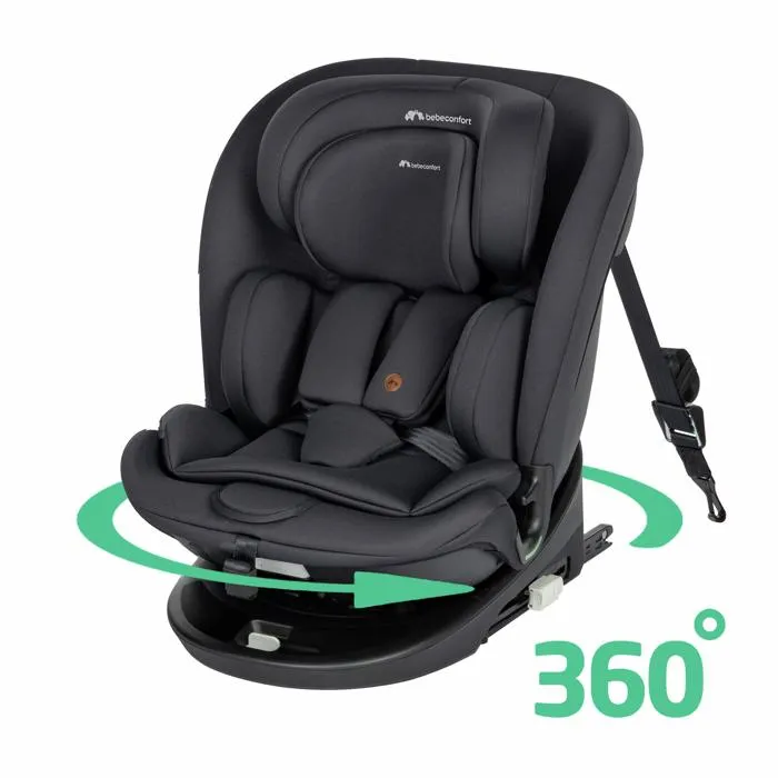 Siège auto évolutif pivotant Demeter 360° i-Size 0/1/2/3 - Isofix - 0 à 12 ans (36 kg) Mineral Black