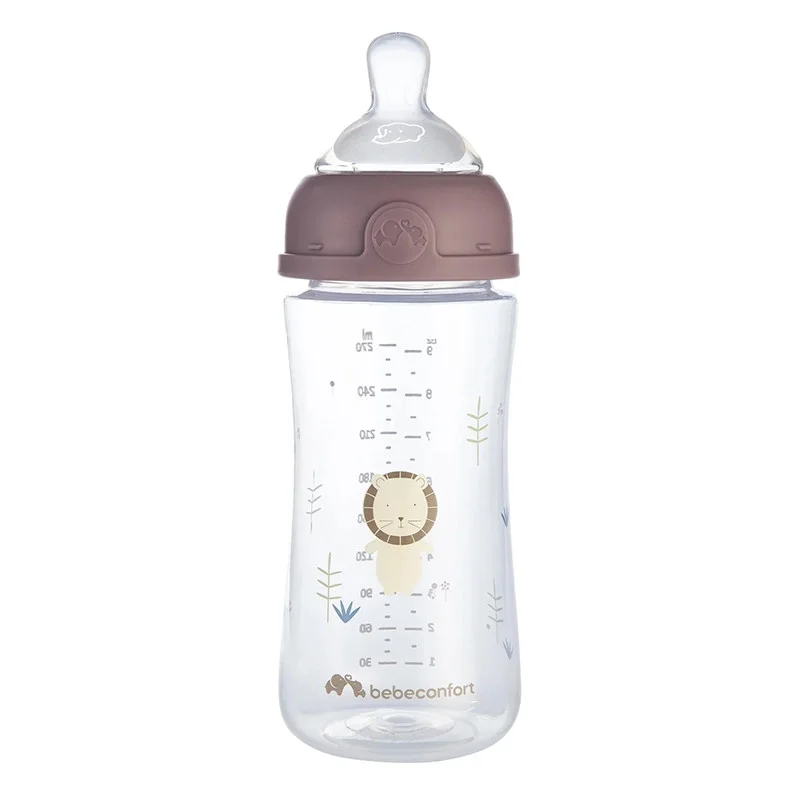 Biberon Physio Air Col Large Tétine Physiologique Anti-colique 270mL 3m+