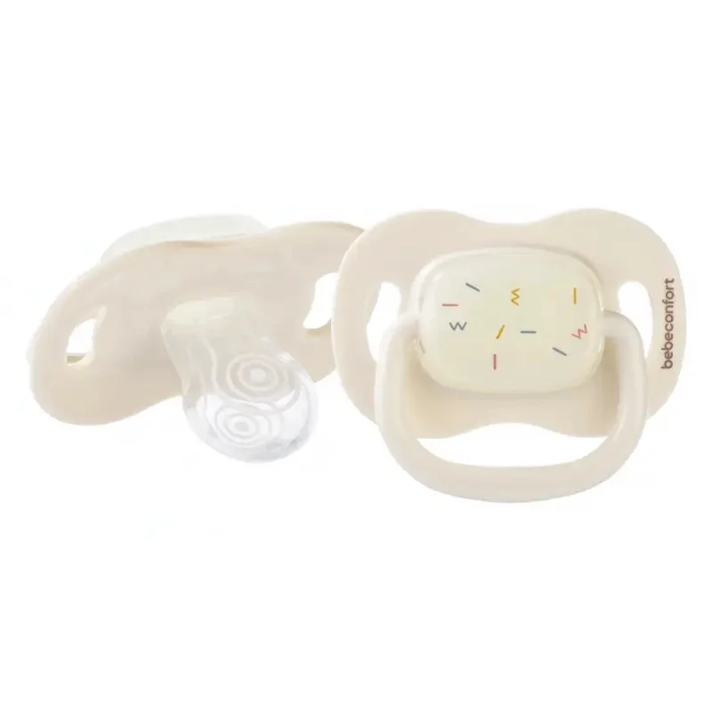 Lot de 2 Sucettes Symétriques Silicone 0m+ Vert