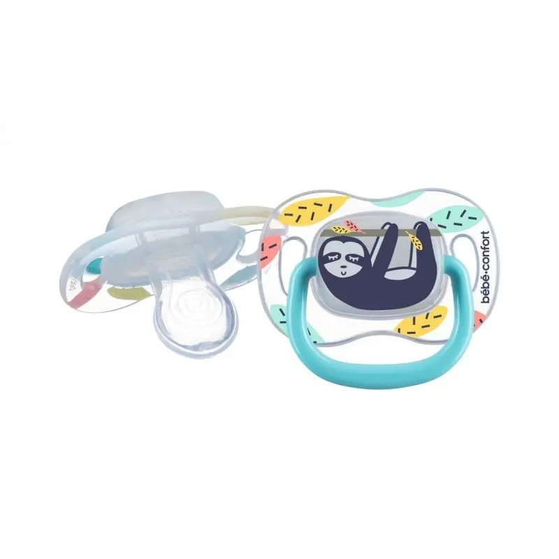 BEBE CONFORT 2 SUCETTES REVERSIBLE PHOSPHO 6-36 SILICONE LAZY