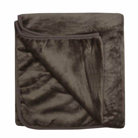 [ELSACHOCO] Couverture Teddy Marron 75*100 Cm