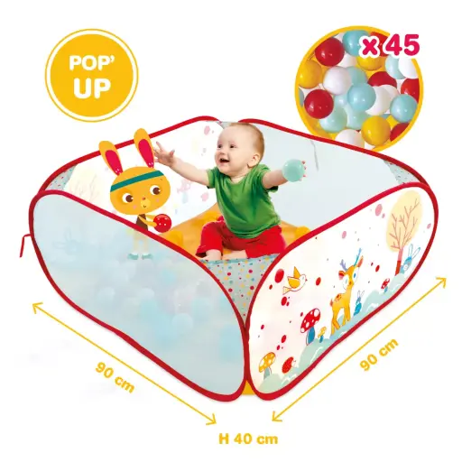 Aire d’éveil Pop-Up Lapin