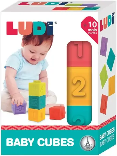 Cubes Emboîtables - Jouets d’Éveil