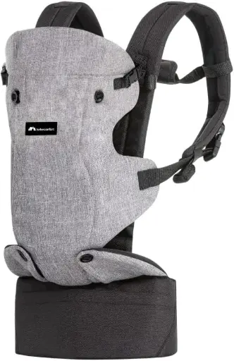 Go4 Porte-Bébé Évolutif, de la Naissance à 3.5 ans, 0-15 kg, Black Chic