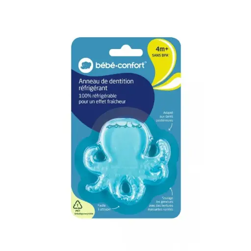 ANNEAU DE DENTITION REFREGANT - +4M - PIEUVRE BLEUE