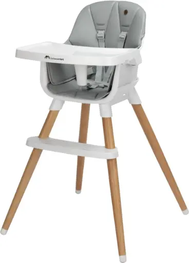 Chaise haute bébé Abelia Mineral gray
