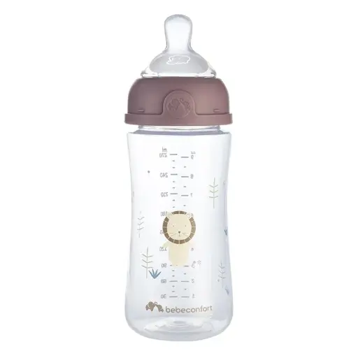 Biberon Physio Air Col Large Tétine Physiologique Anti-colique 270mL 3m+