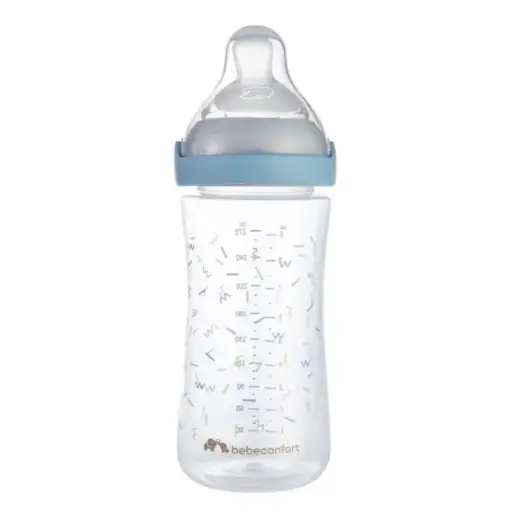 Biberon BEBE CONFORT Physio Air Confort, 270 ml, 3m+ (Bleu) anti-colique 
