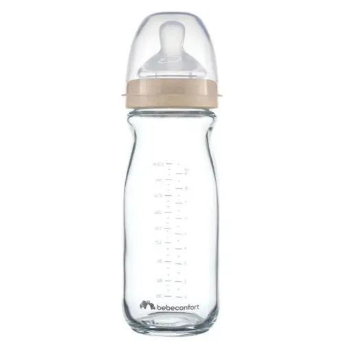 Biberon physio air eco verre 270 ml lavande anti-colique 3m+