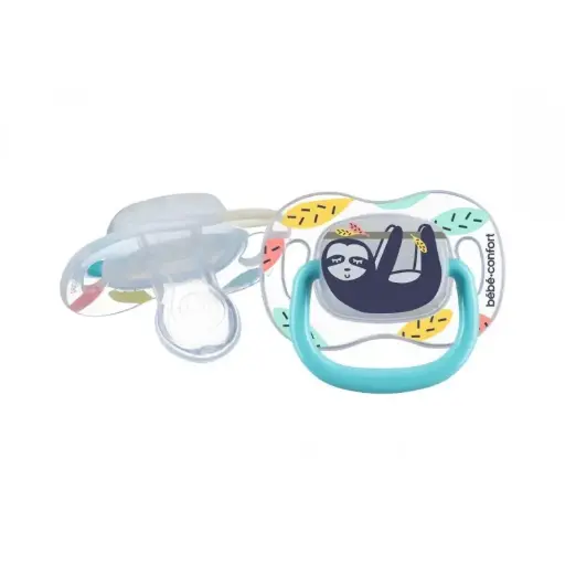 BEBE CONFORT 2 SUCETTES REVERSIBLE PHOSPHO 6-36 SILICONE LAZY